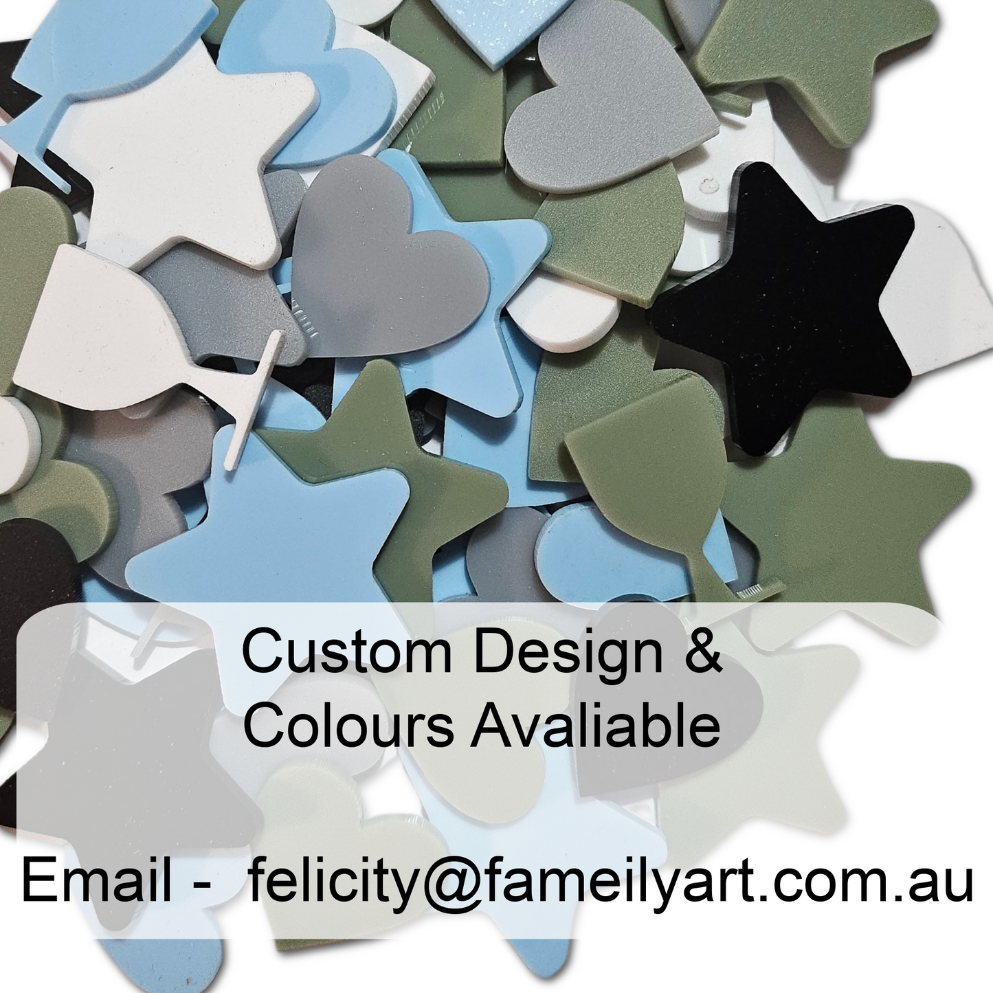 Wholesale Craft Blanks - Christmas Gingerbread Man FAME-ily Art