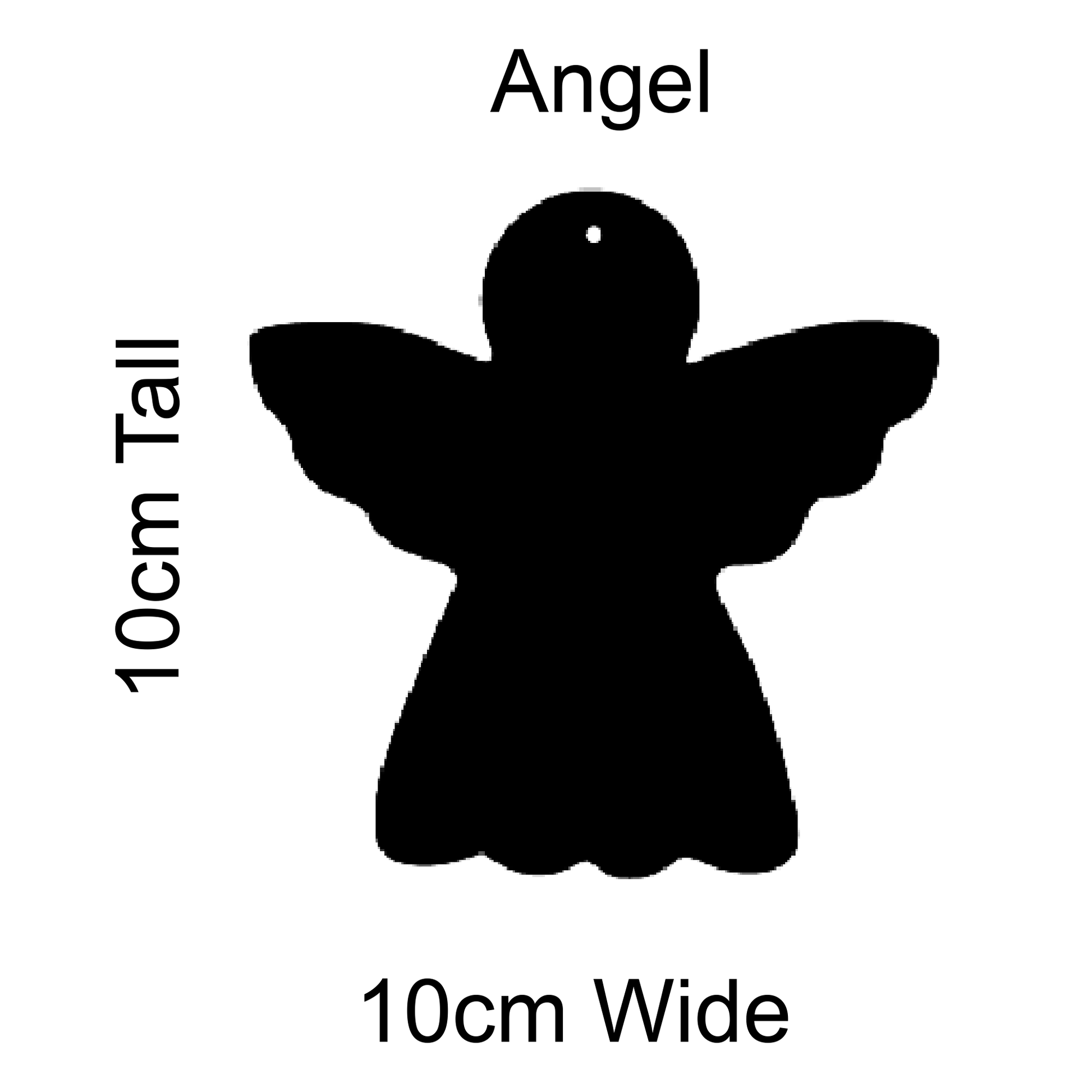 Wholesale Craft Blanks - Christmas Angel FAME-ily Art