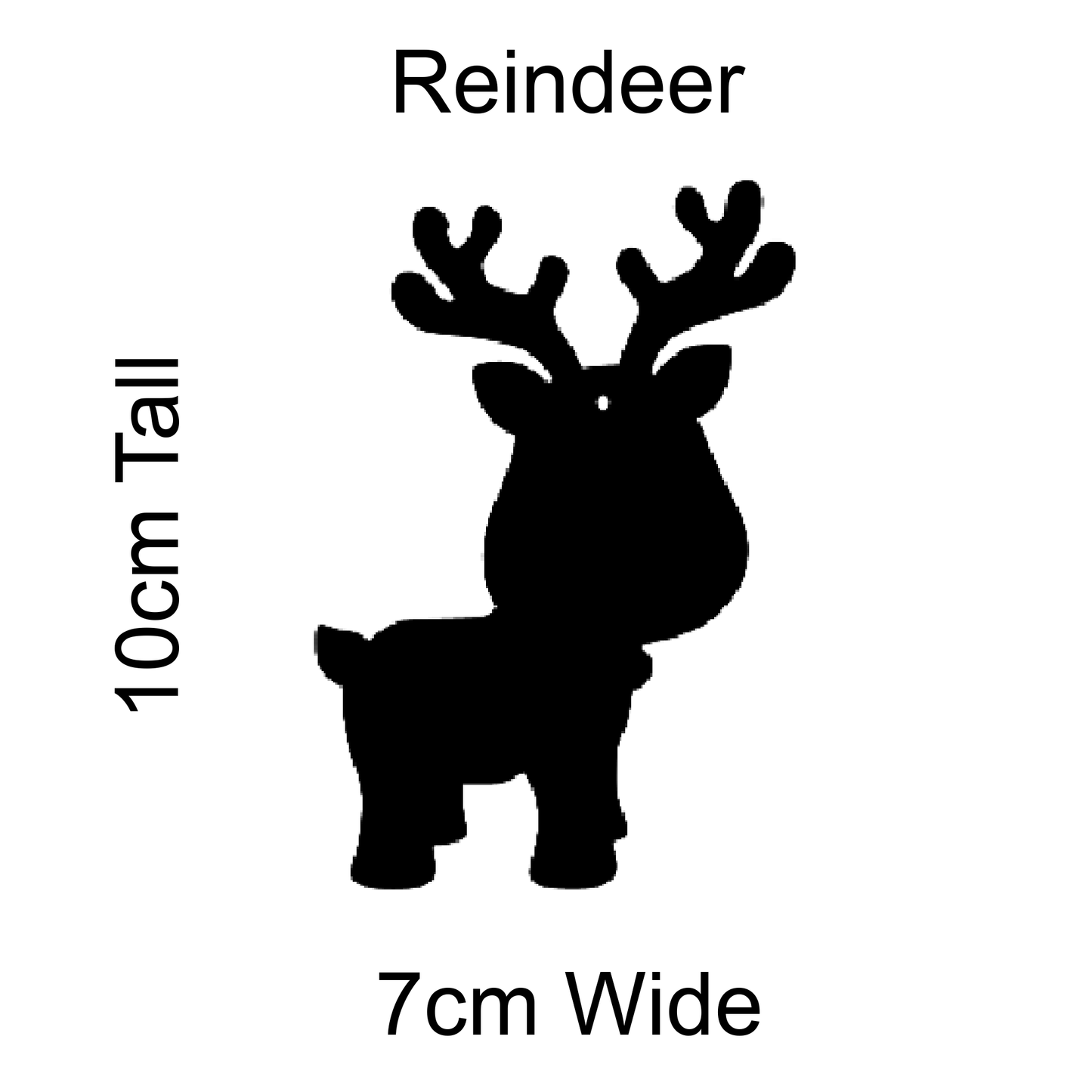 Wholesale Craft Blanks - Christmas Reindeer FAME-ily Art
