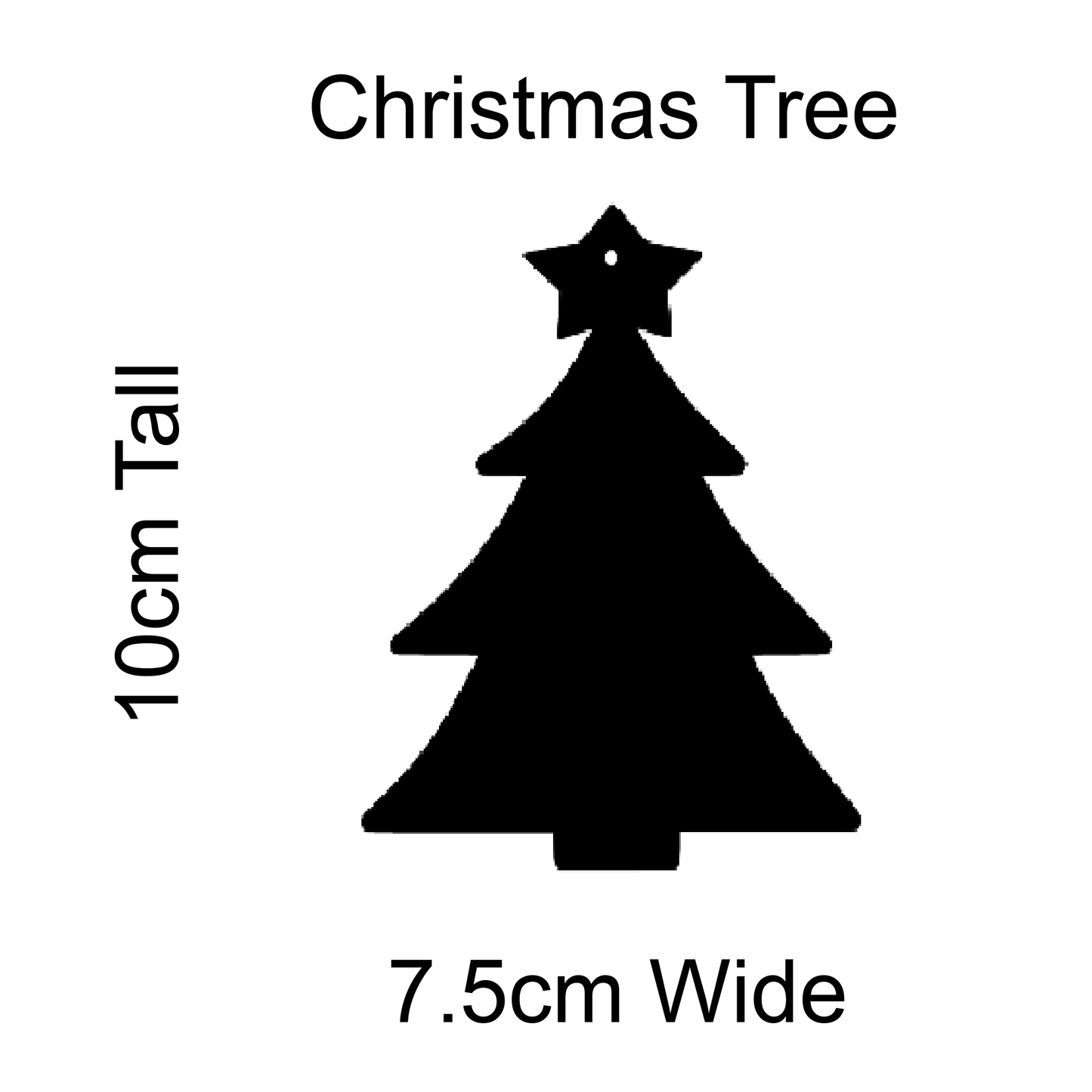 Wholesale Craft Blanks - Christmas Tree FAME-ily Art