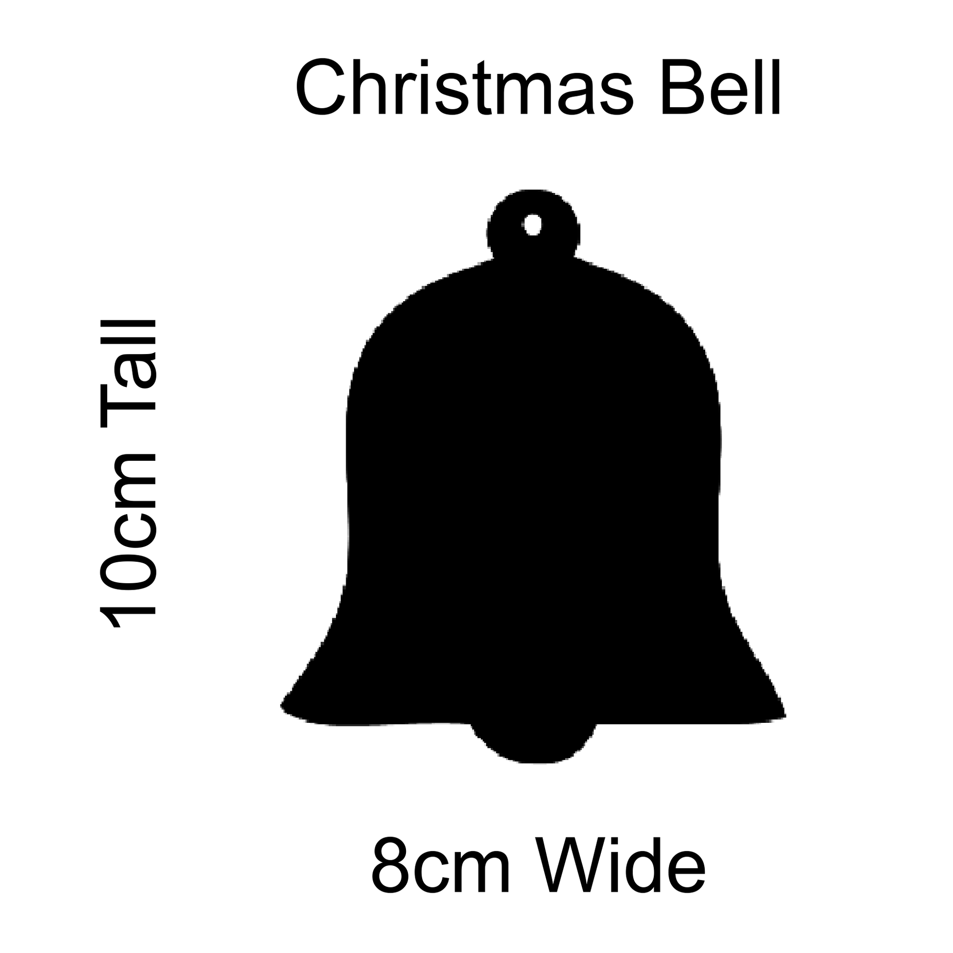 Wholesale Craft Blanks - Christmas Bell FAME-ily Art