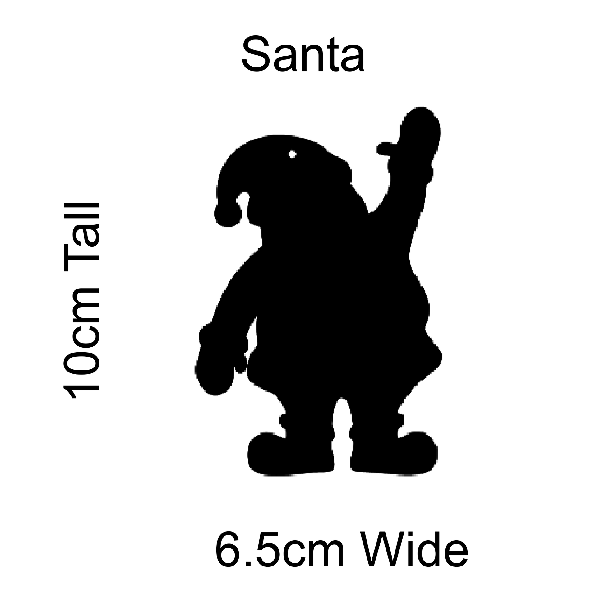 Wholesale Craft Blanks - Christmas Santa FAME-ily Art