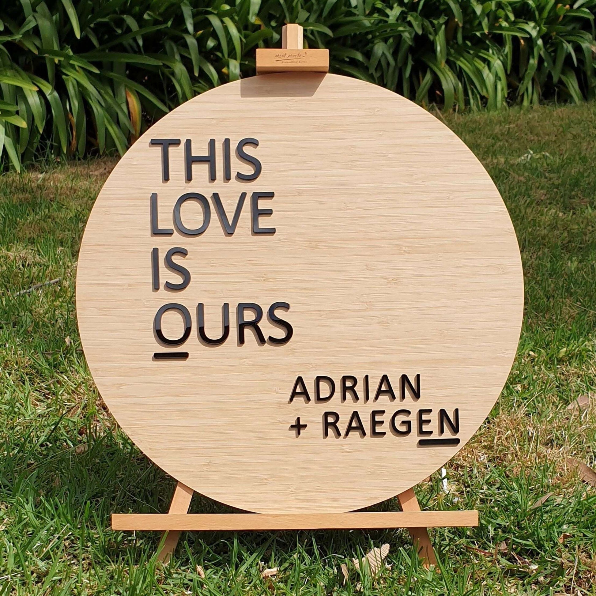 This Love is Ours Signage FAME-ily Art