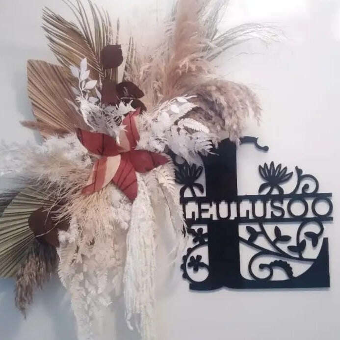 House Surname Sign FAME-ily Art