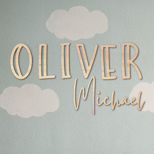 Cutout Letters Capital & Script FAME-ily Art