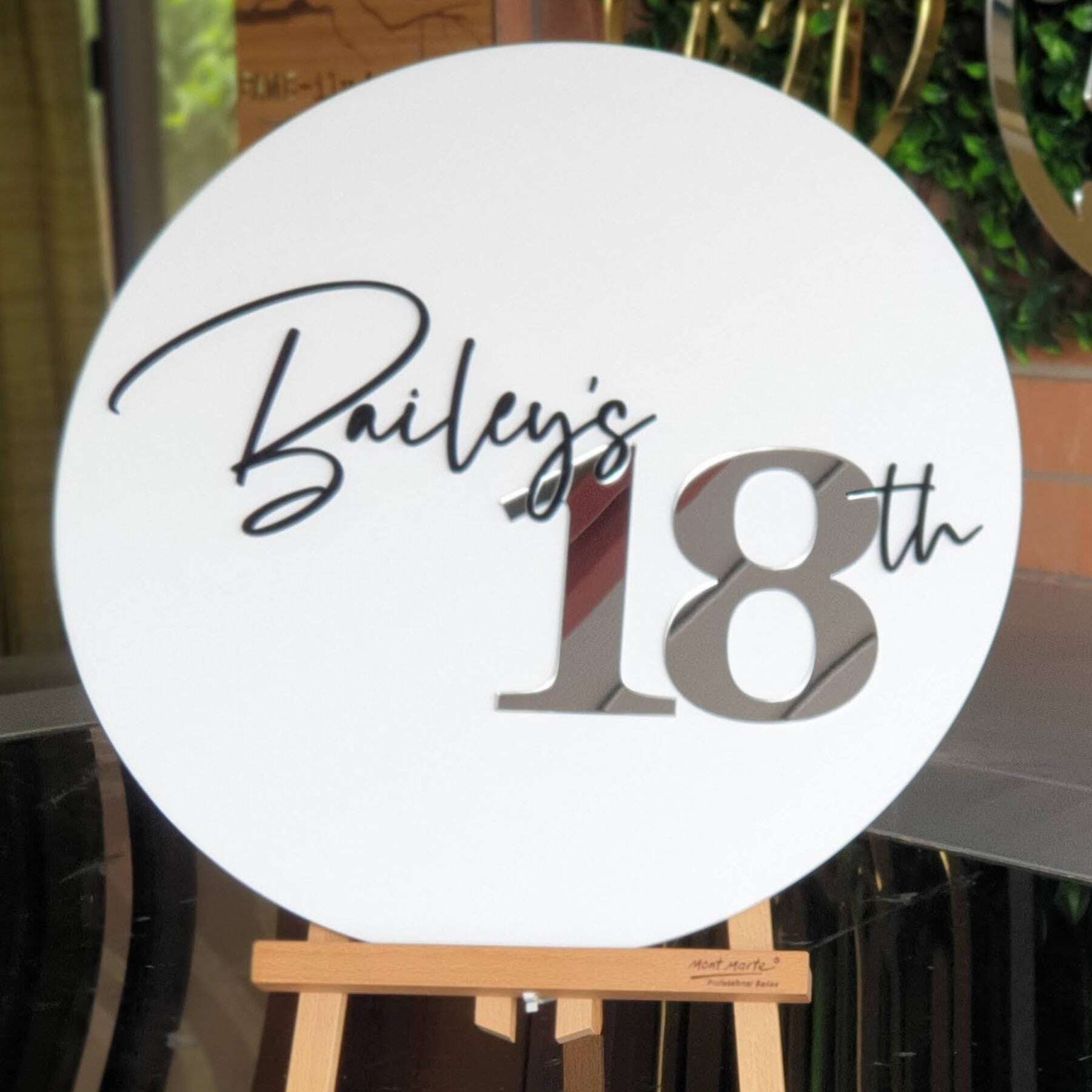 Birthday Sign and or Guest Book FAME-ily Art