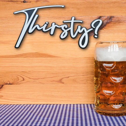 3D Single Line Event Sign FAME-ily Art