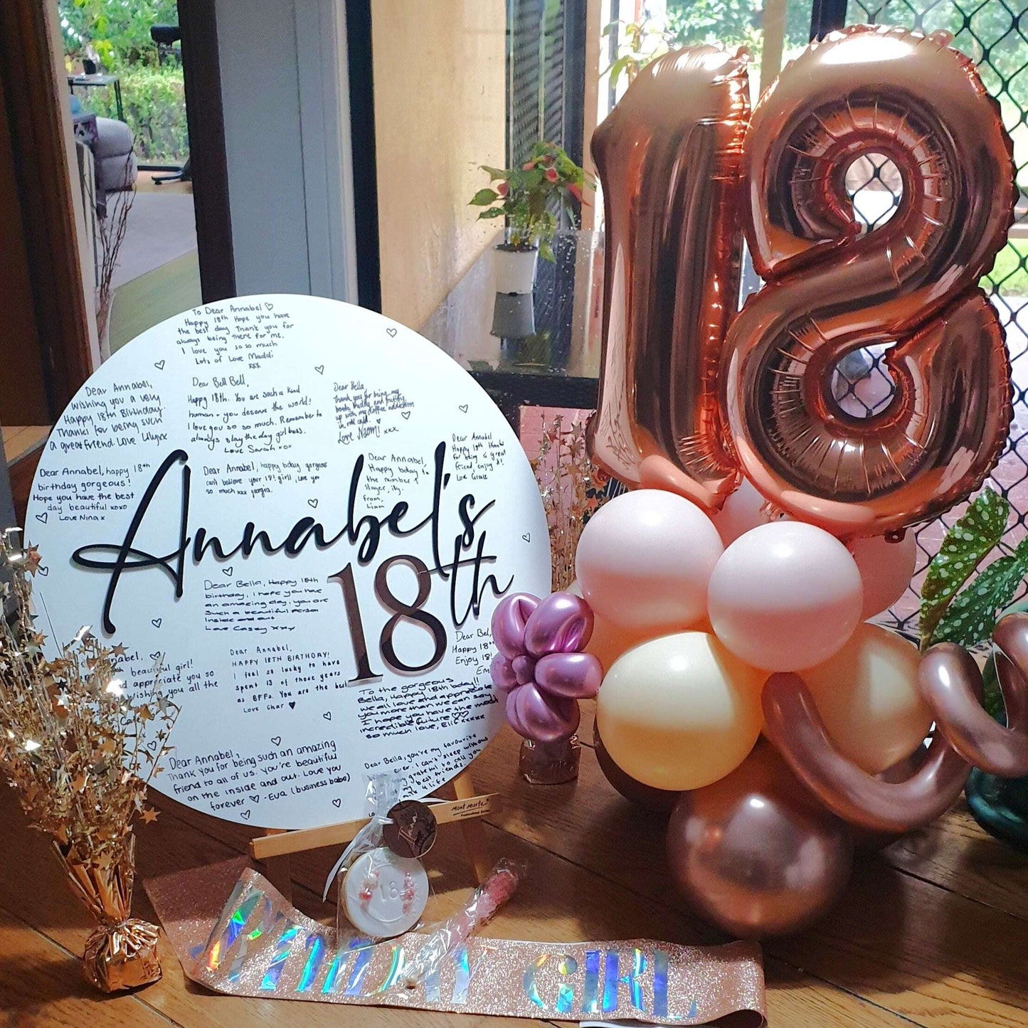 Birthday Sign and or Guest Book FAME-ily Art