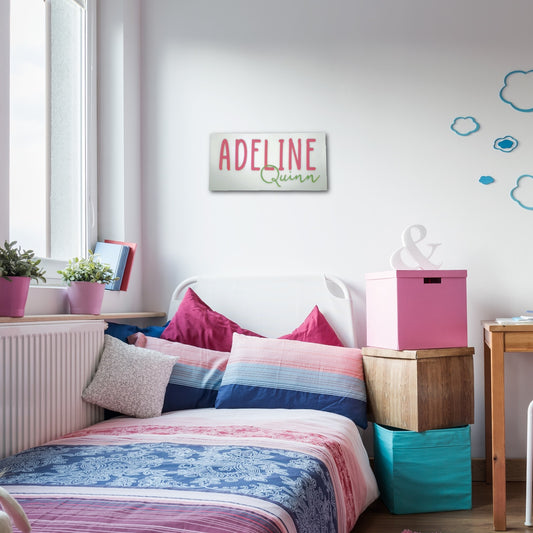 Rectangle Two Name Plaque