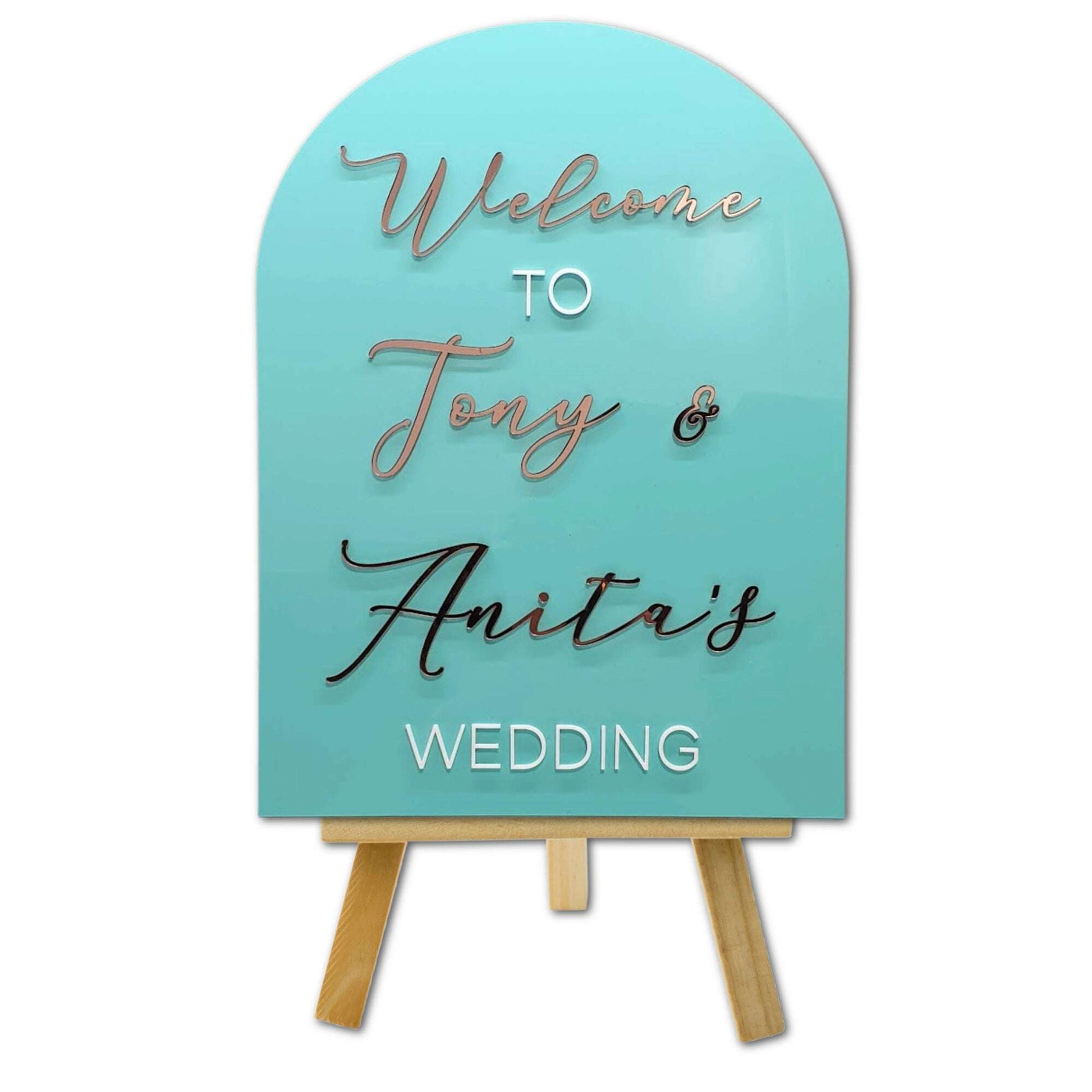 arch sign welcome sign