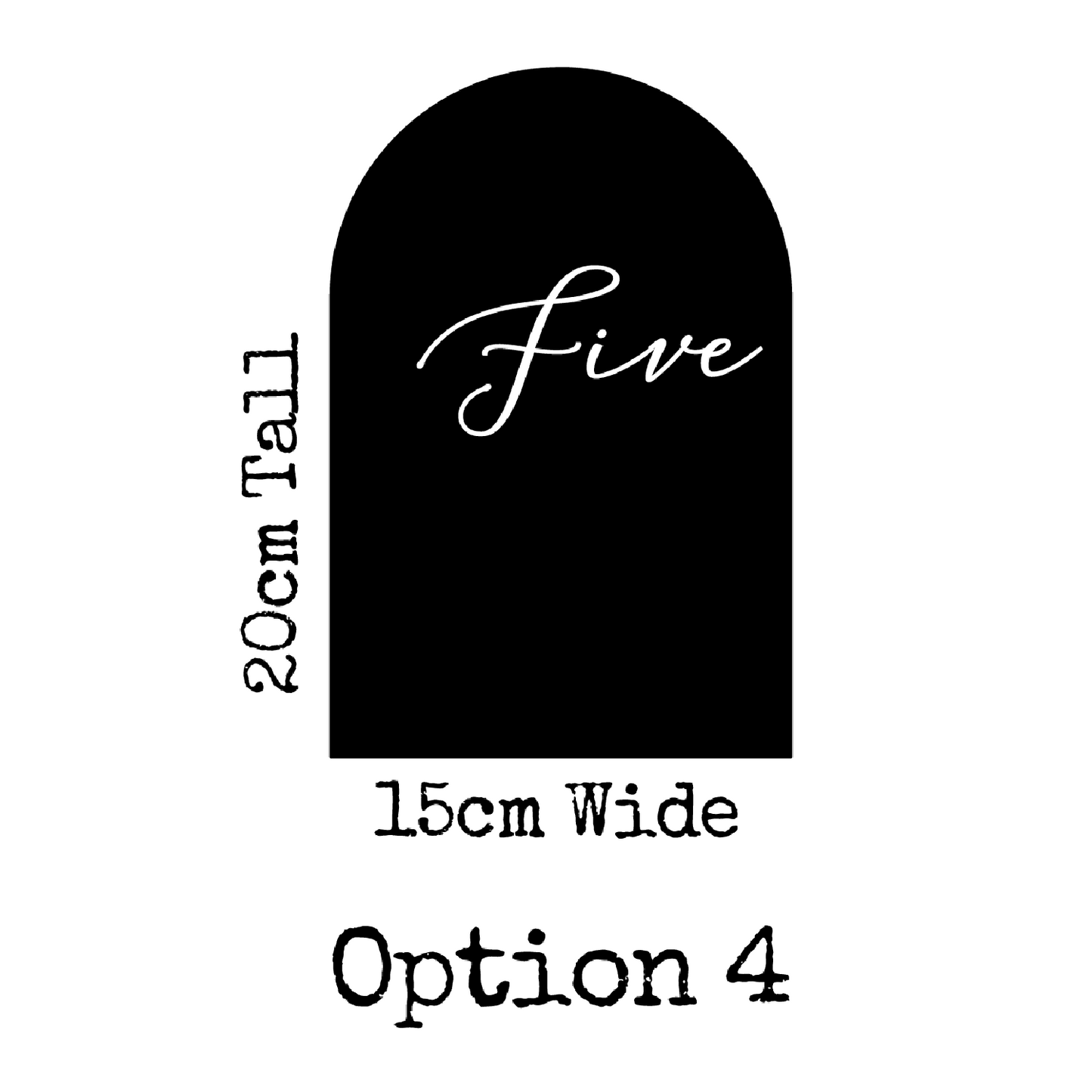 Arch Table Numbers