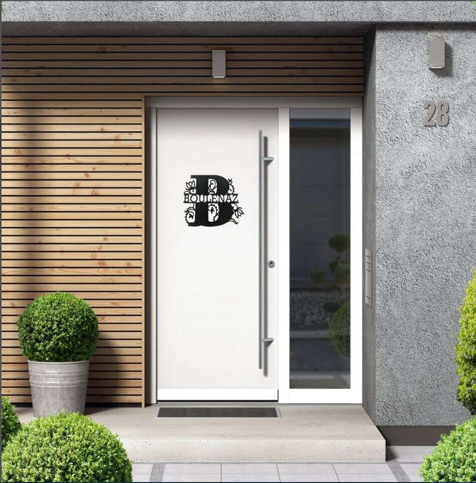 House Surname Sign FAME-ily Art