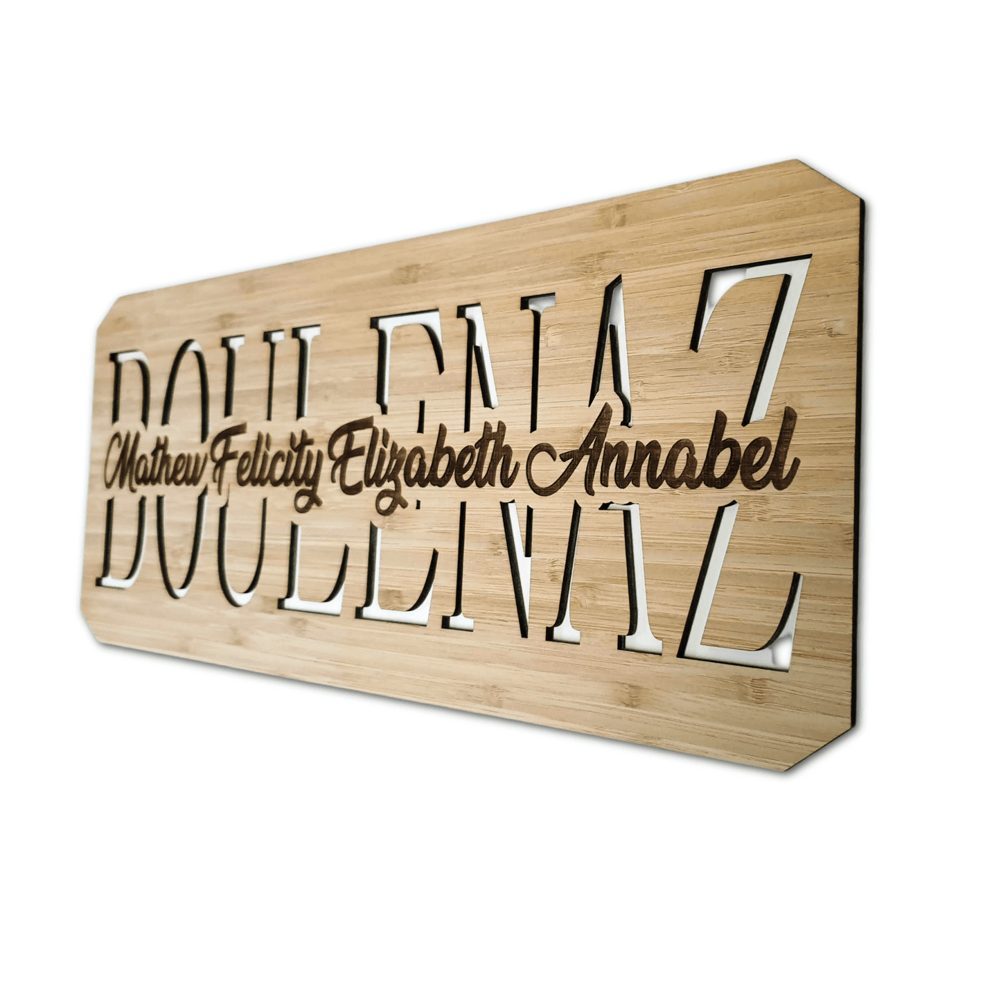 Surname Family Home Love Plaque FAME-ily Art