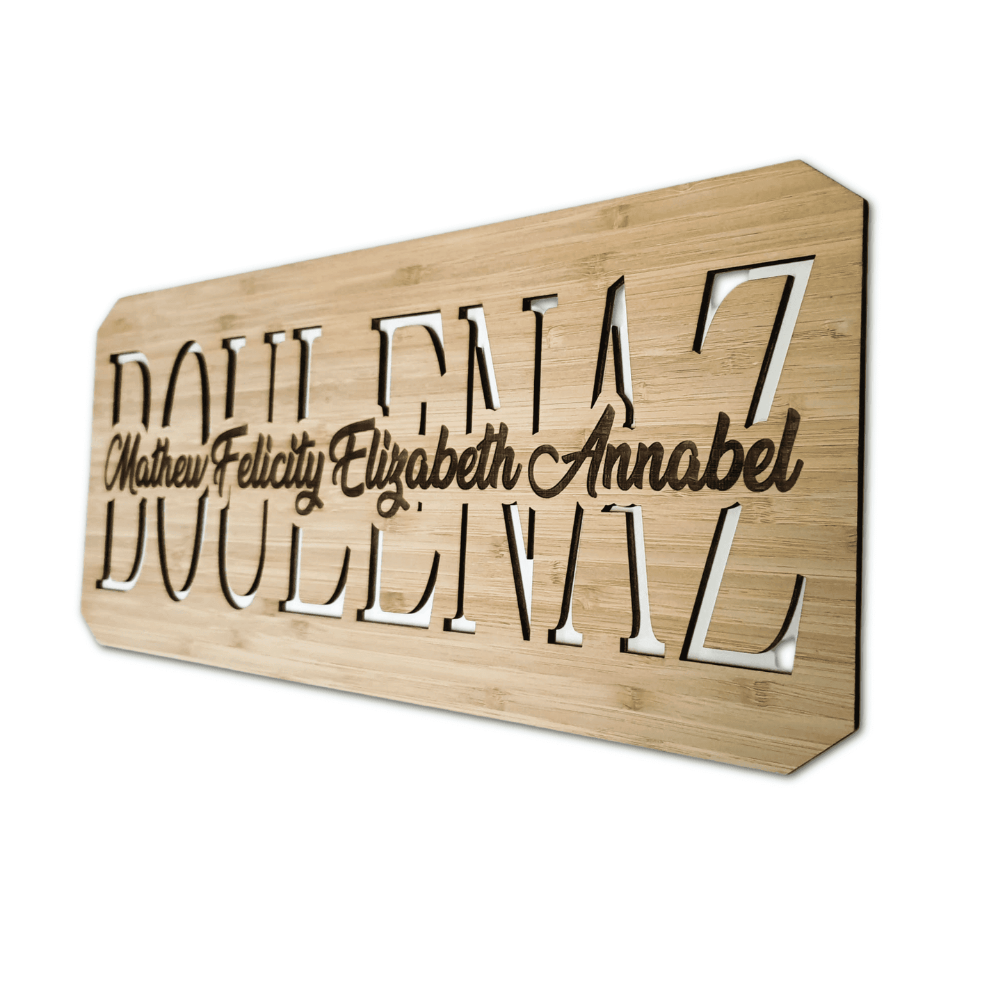 Surname Family Home Love Plaque FAME-ily Art