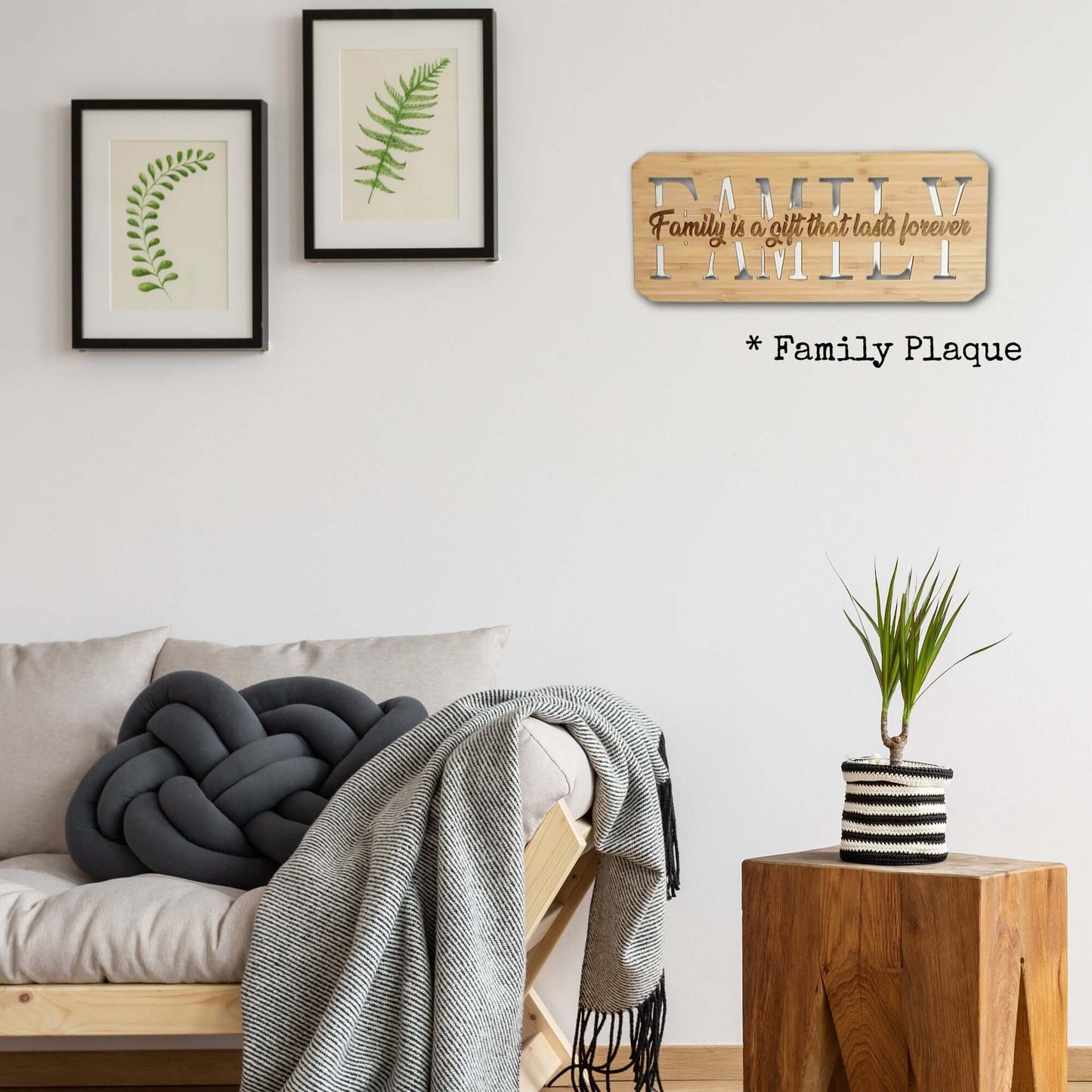 Surname Family Home Love Plaque FAME-ily Art