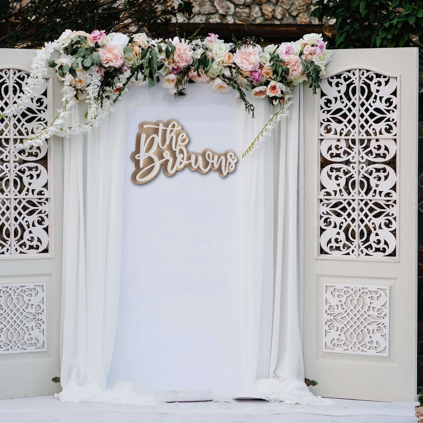 3D Surname Cutout FAME-ily Art