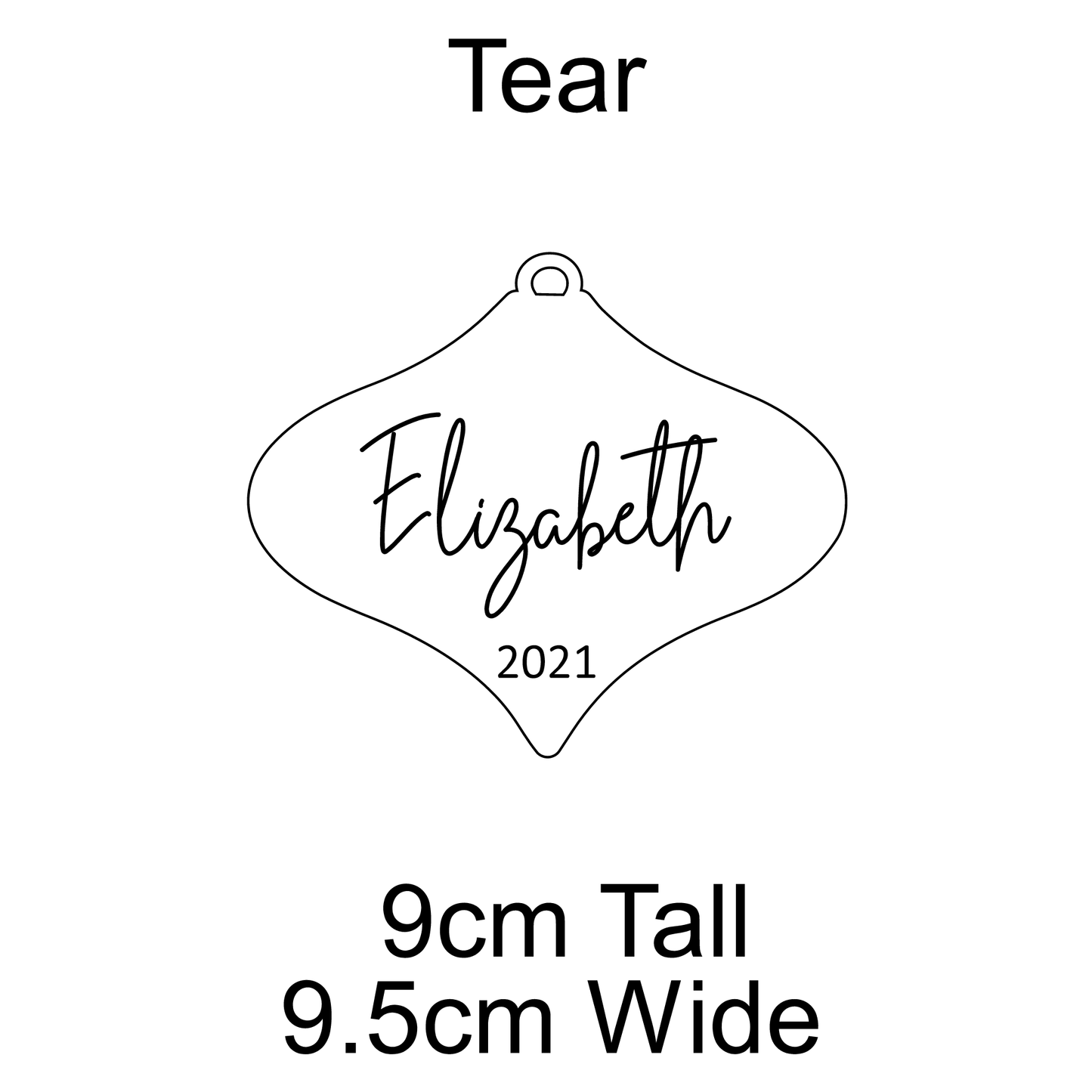 Christmas Tree Baubles FAME-ily Art