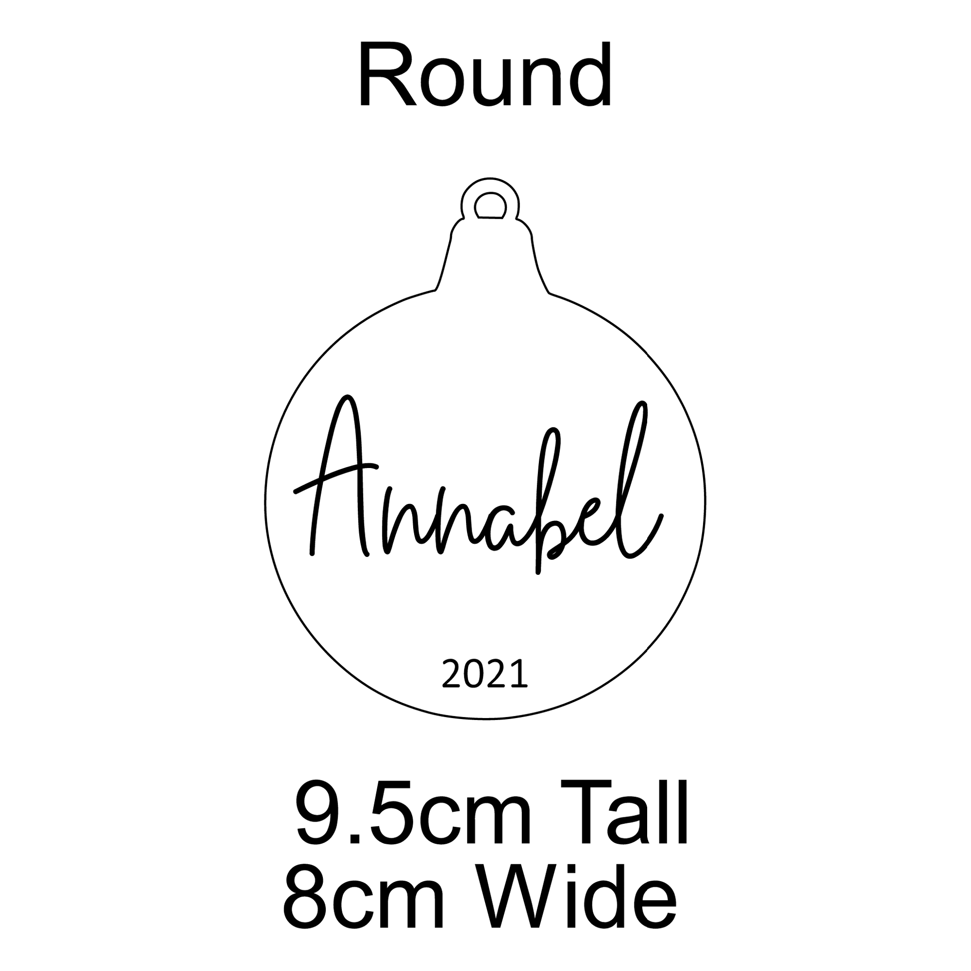 Christmas Tree Baubles FAME-ily Art