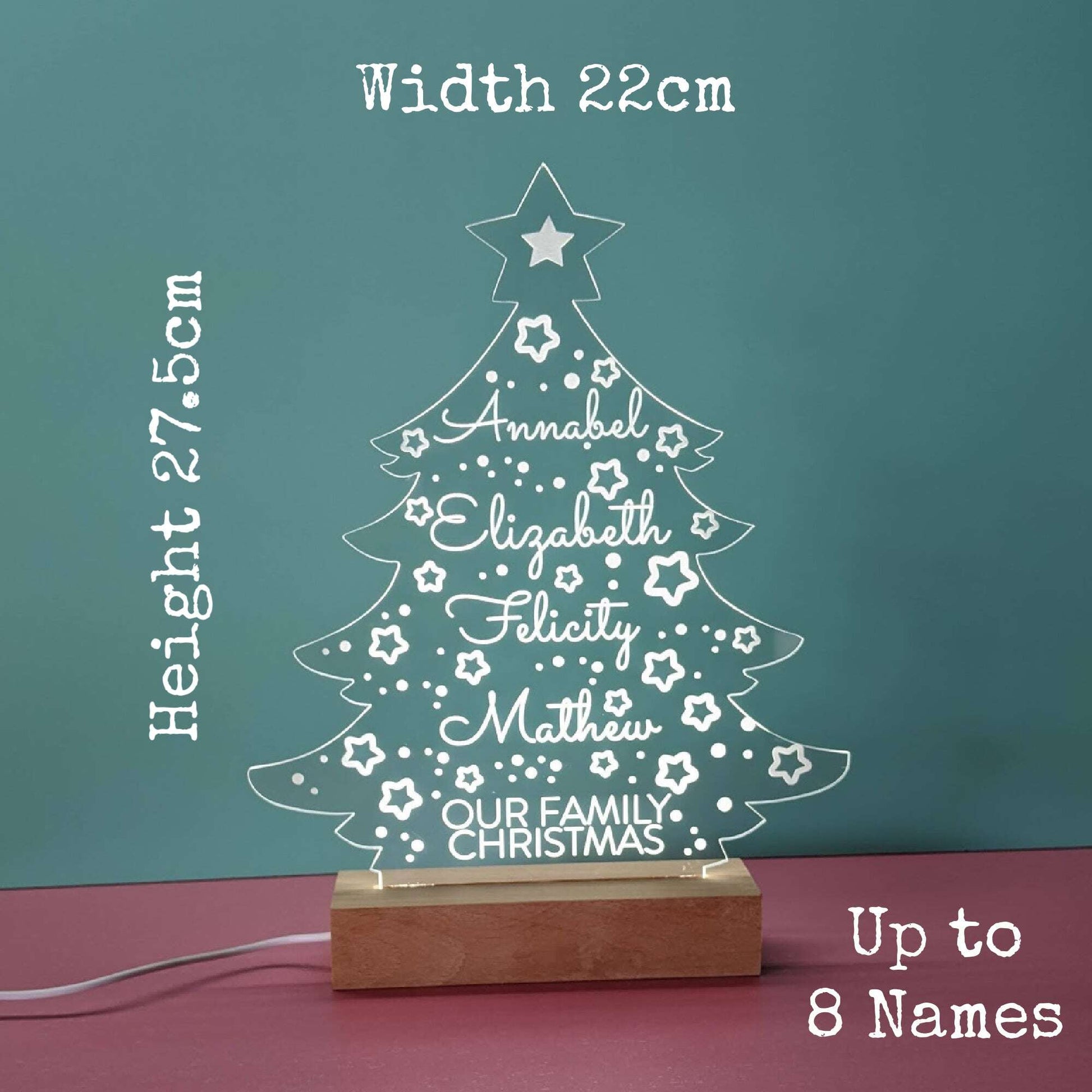 Christmas Tree Light Up FAME-ily Art