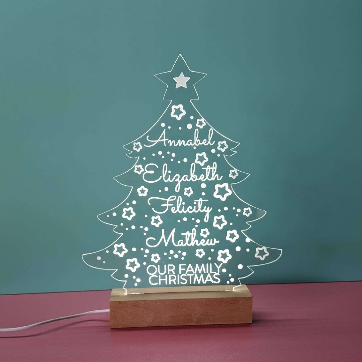 Christmas Tree Light Up FAME-ily Art