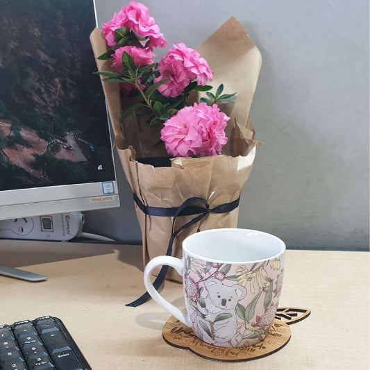 Personalised Teachers Apple Coaster with Gift Tag FAME-ily Art