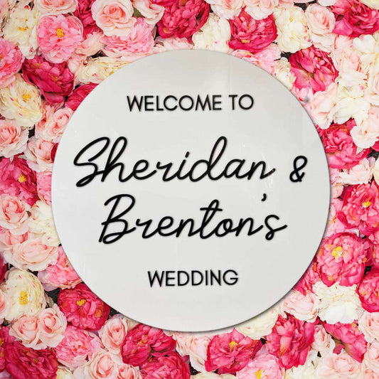 Round Event Sign FAME-ily Art