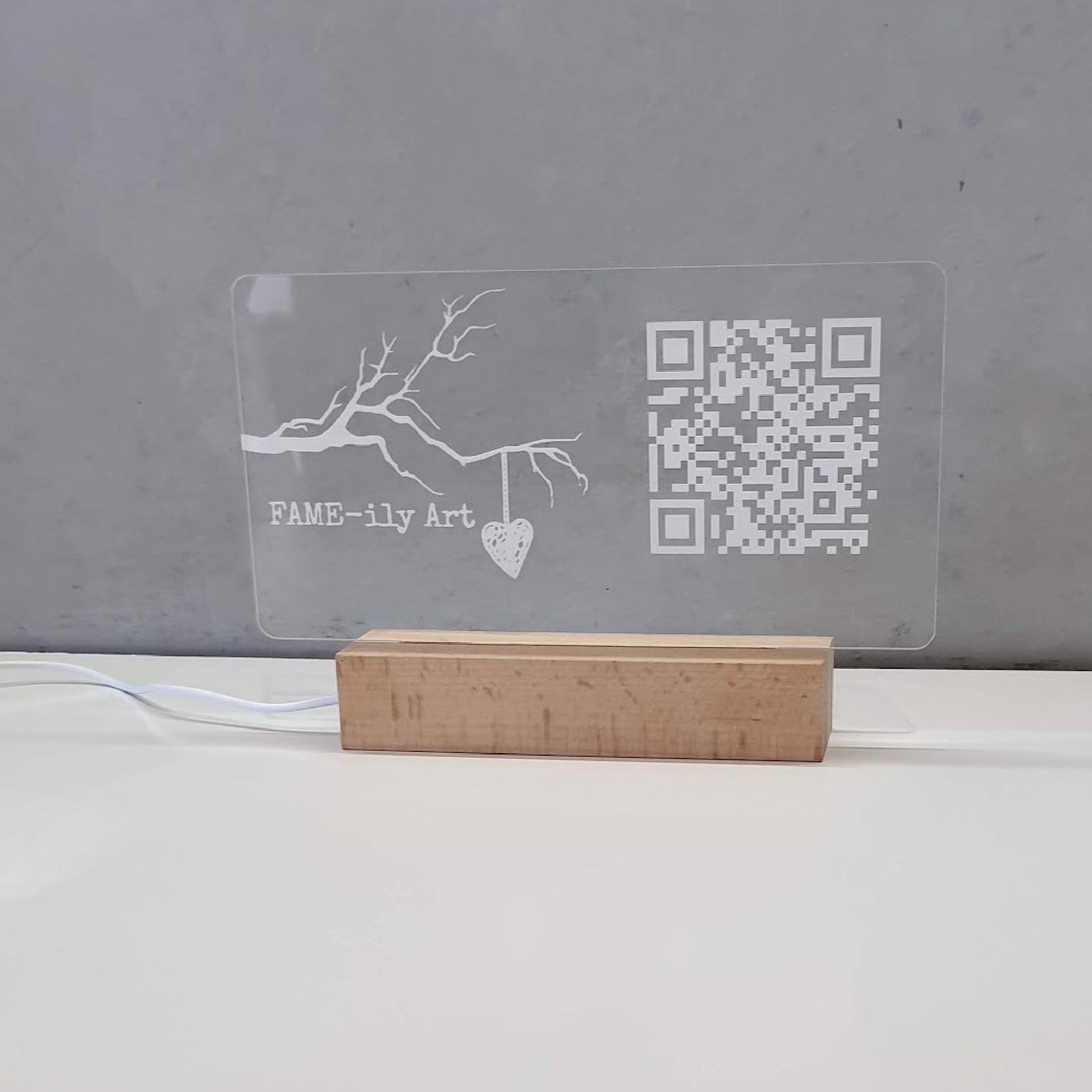 LED Business Display Light FAME-ily Art