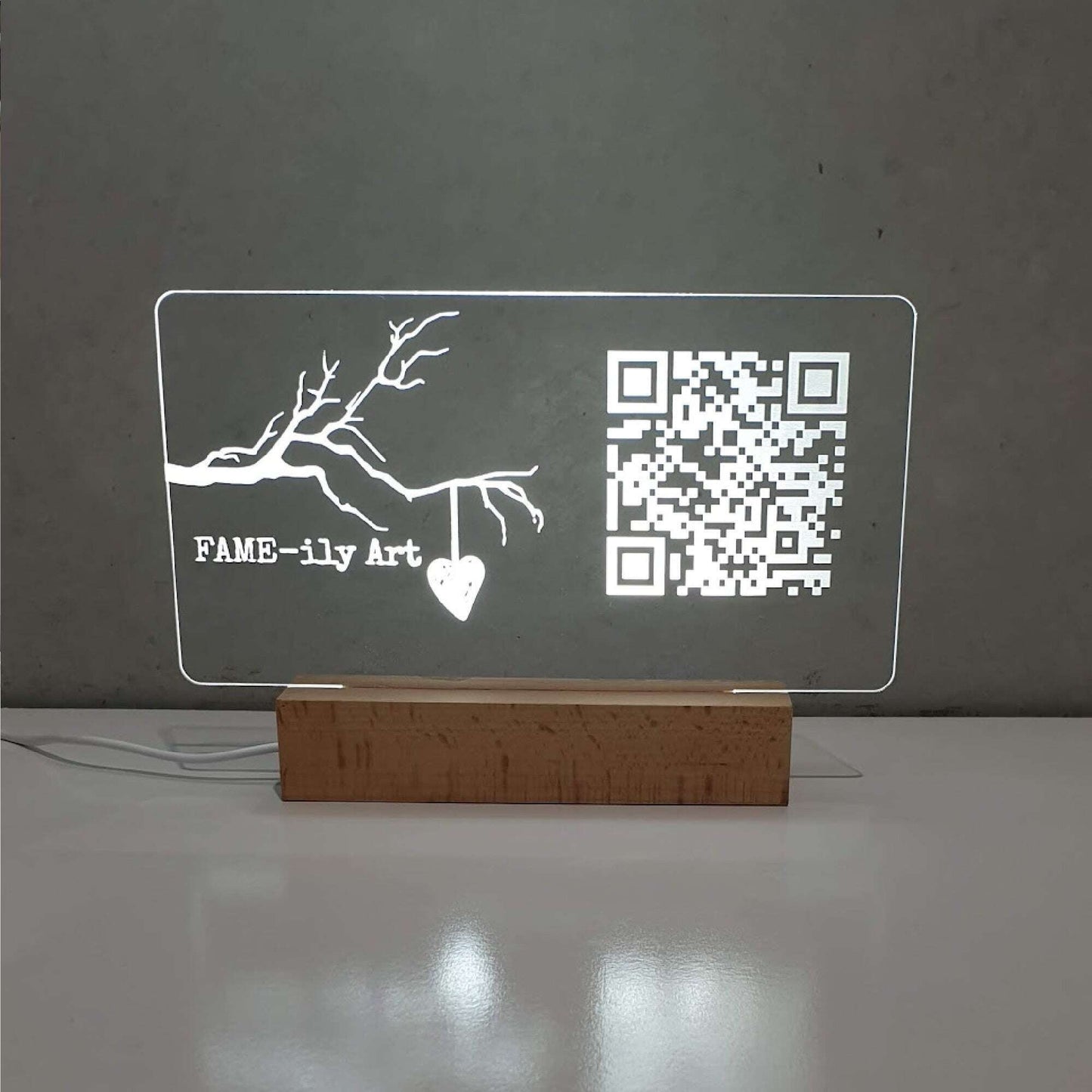 LED Business Display Light FAME-ily Art