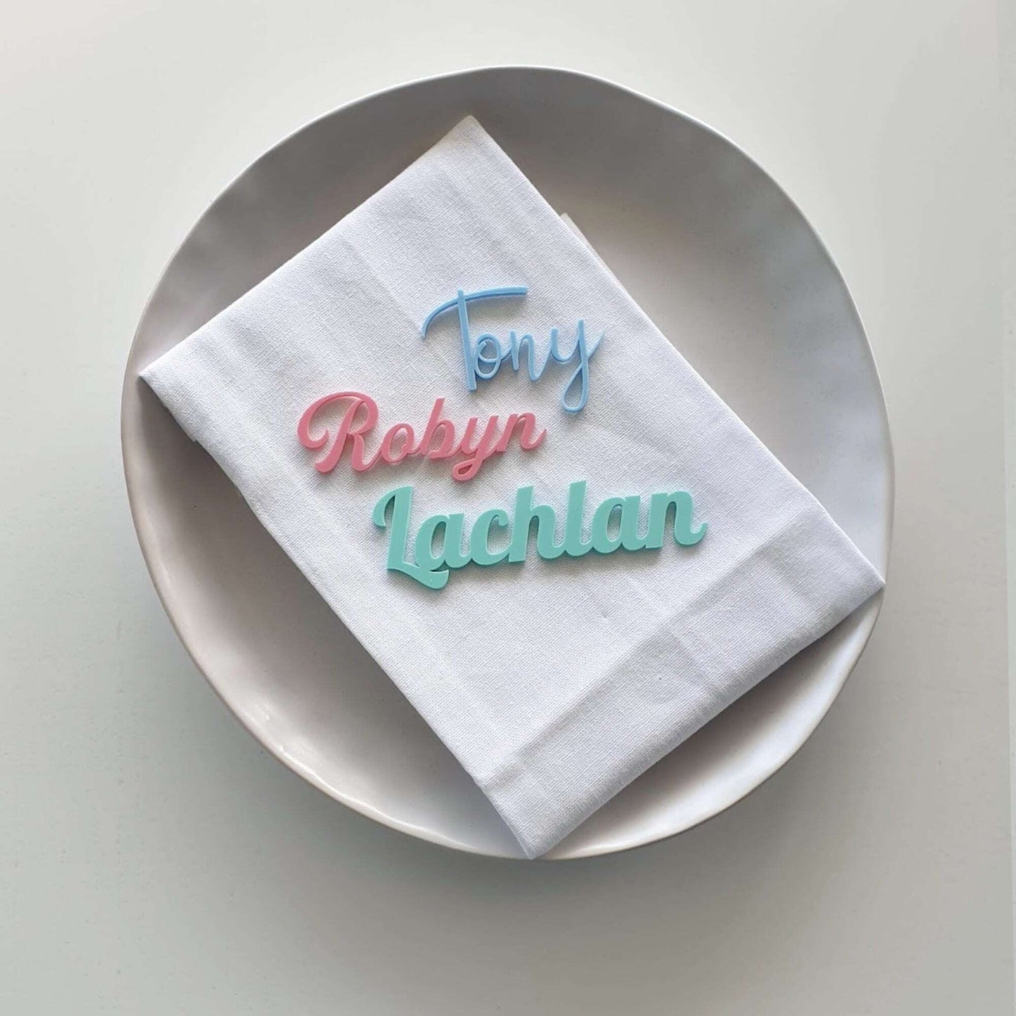 Place Card Names - Minimum Order 20 Names FAME-ily Art