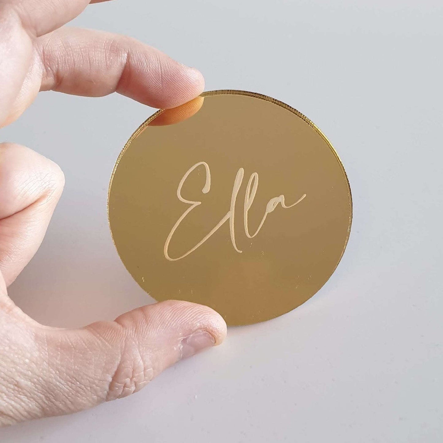 Moon Place Card Names - Minimum Order 20 Names FAME-ily Art