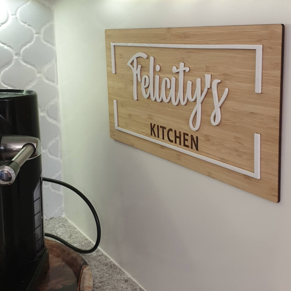 Kitchen Sign FAME-ily Art