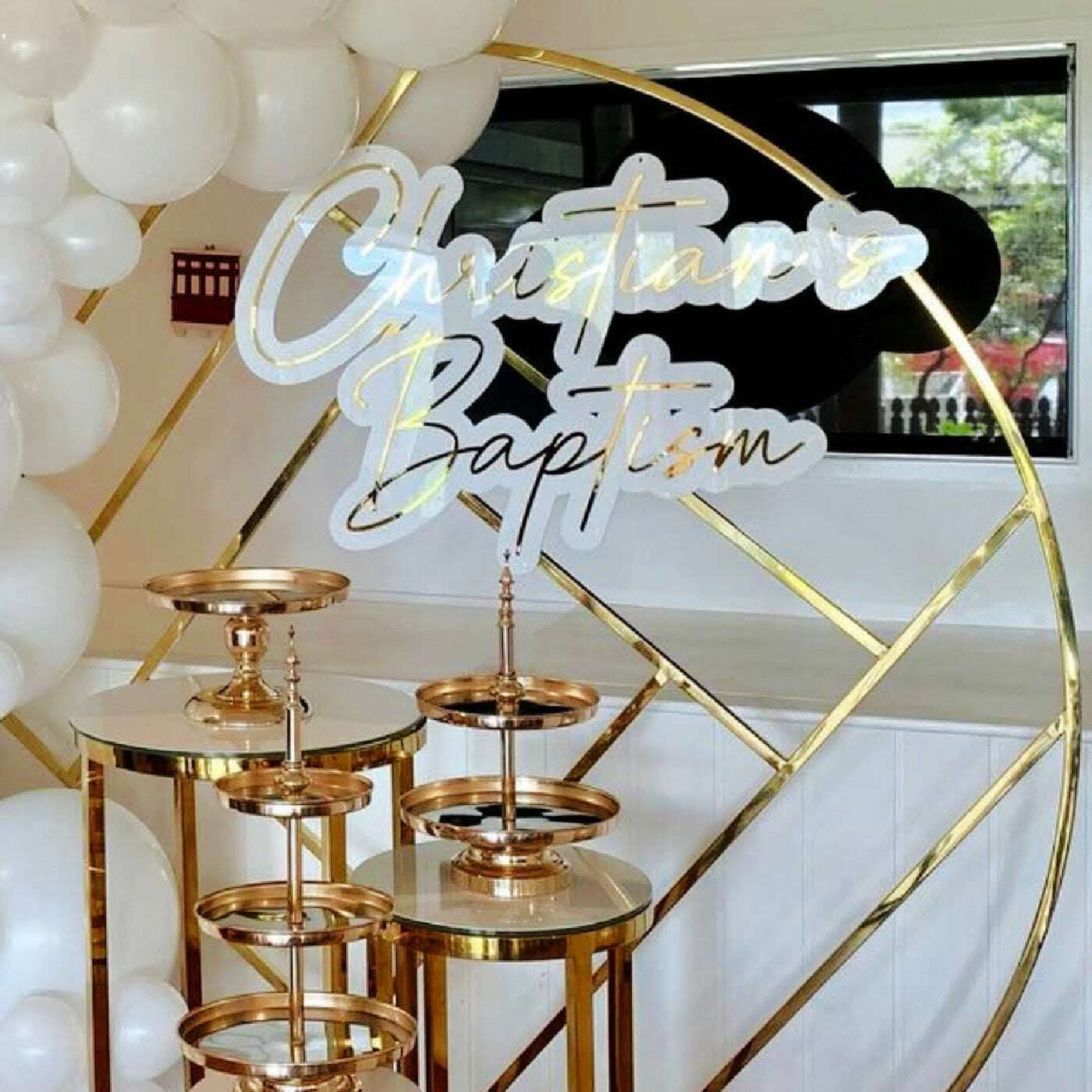 Kids Party 3D Sign FAME-ily Art