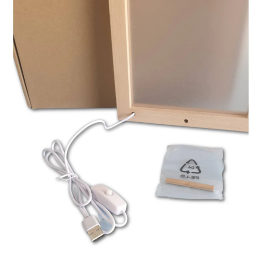 LED Frame In Loving Memory FAME-ily Art