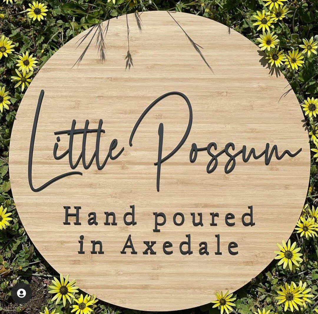 Custom Round Business Signage - Words Only No Logo Required Bamboo FAME-ily Art