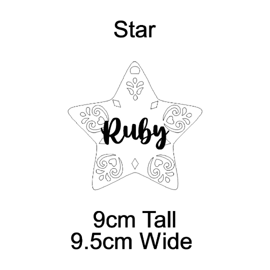 3D Christmas Tree Baubles FAME-ily Art