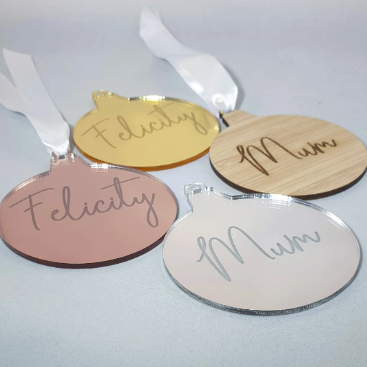 Christmas Tree Baubles FAME-ily Art