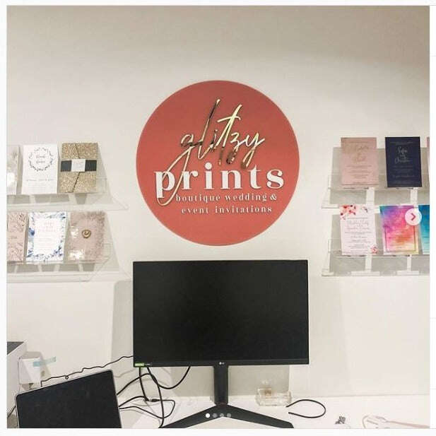 Round Business Signage - Bamboo FAME-ily Art