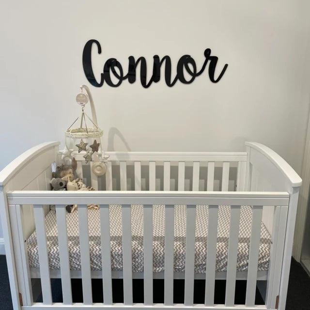 Script Name Plaque - Bamboo