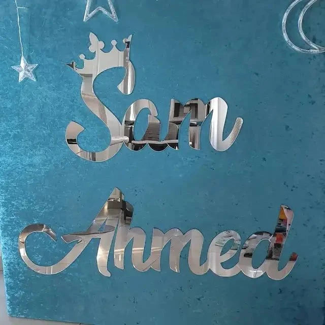 Silver Name Plaque