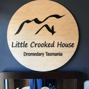 Round Business Signage - Bamboo FAME-ily Art