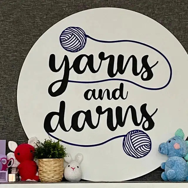 Round Business Signage FAME-ily Art