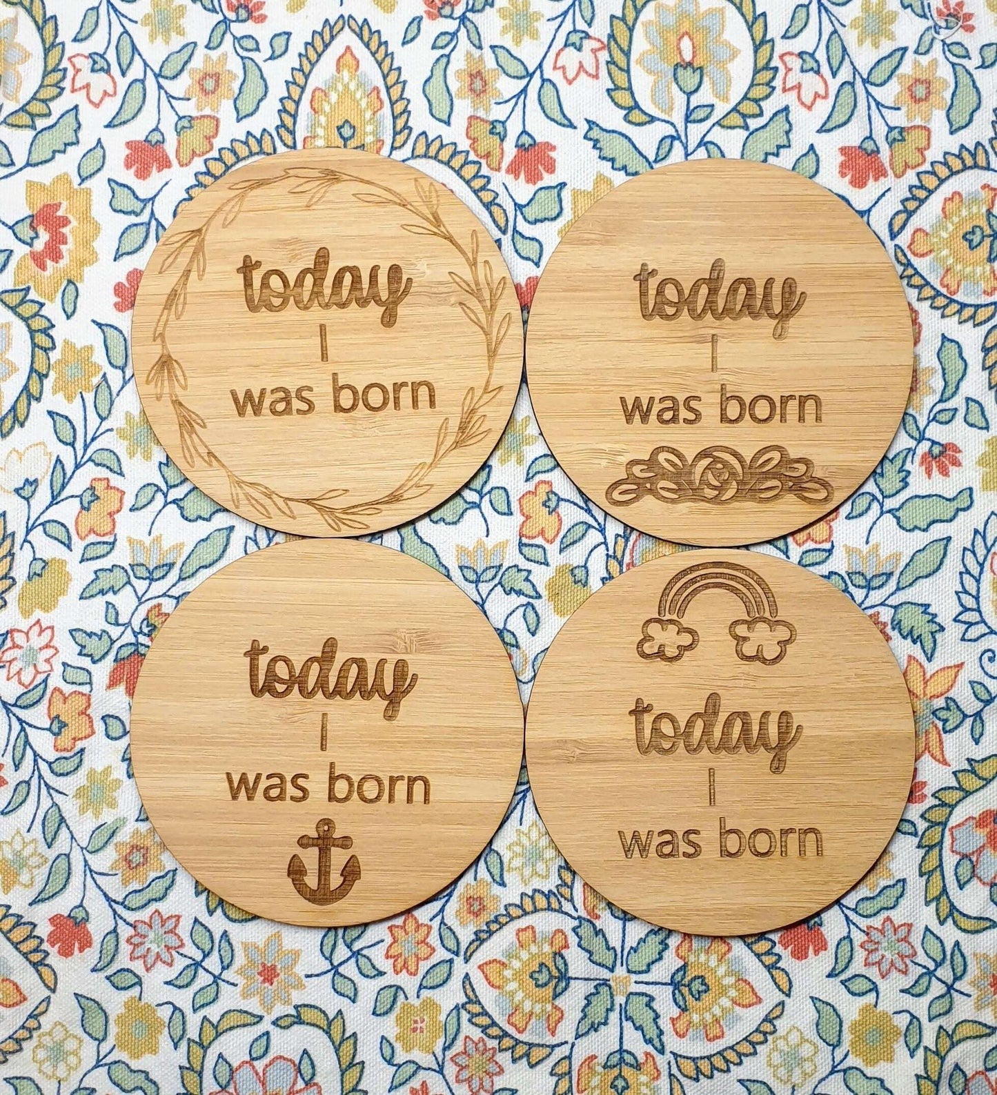 Baby Milestone Cards FAME-ily Art