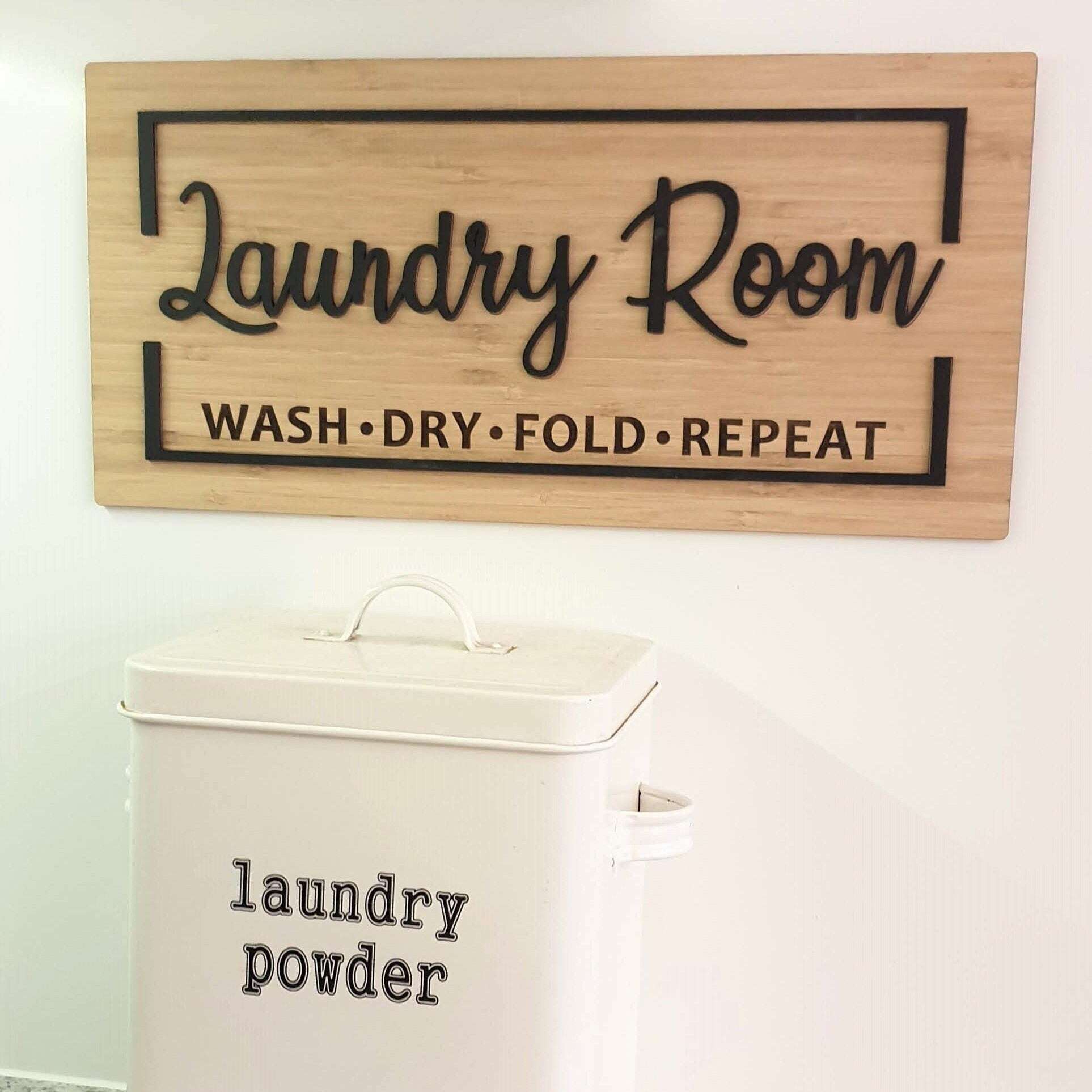 Laundry Room Sign FAME-ily Art