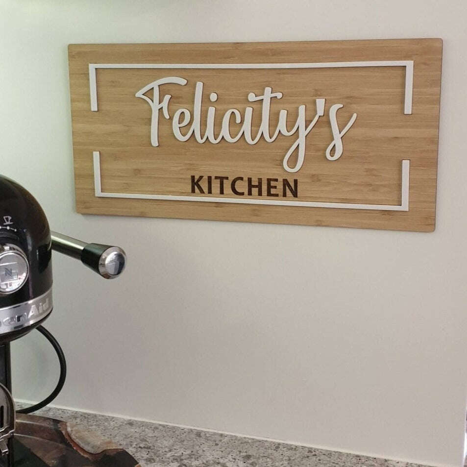 Kitchen Sign FAME-ily Art