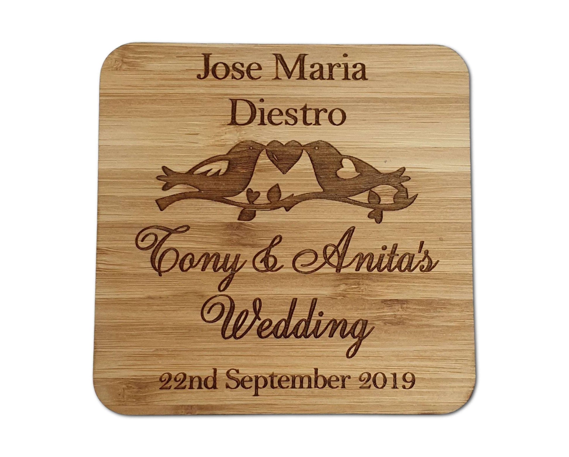 Personalised Engraved Coasters FAME-ily Art