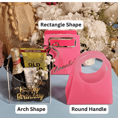 Acrylic Gift Bags - Perfect for Parties and Bonbonniere FAME-ily Art