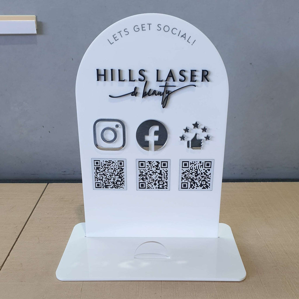 QR Code Arch Business Stand – photo 3