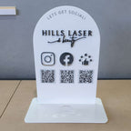 QR Code Arch Business Stand – photo 3