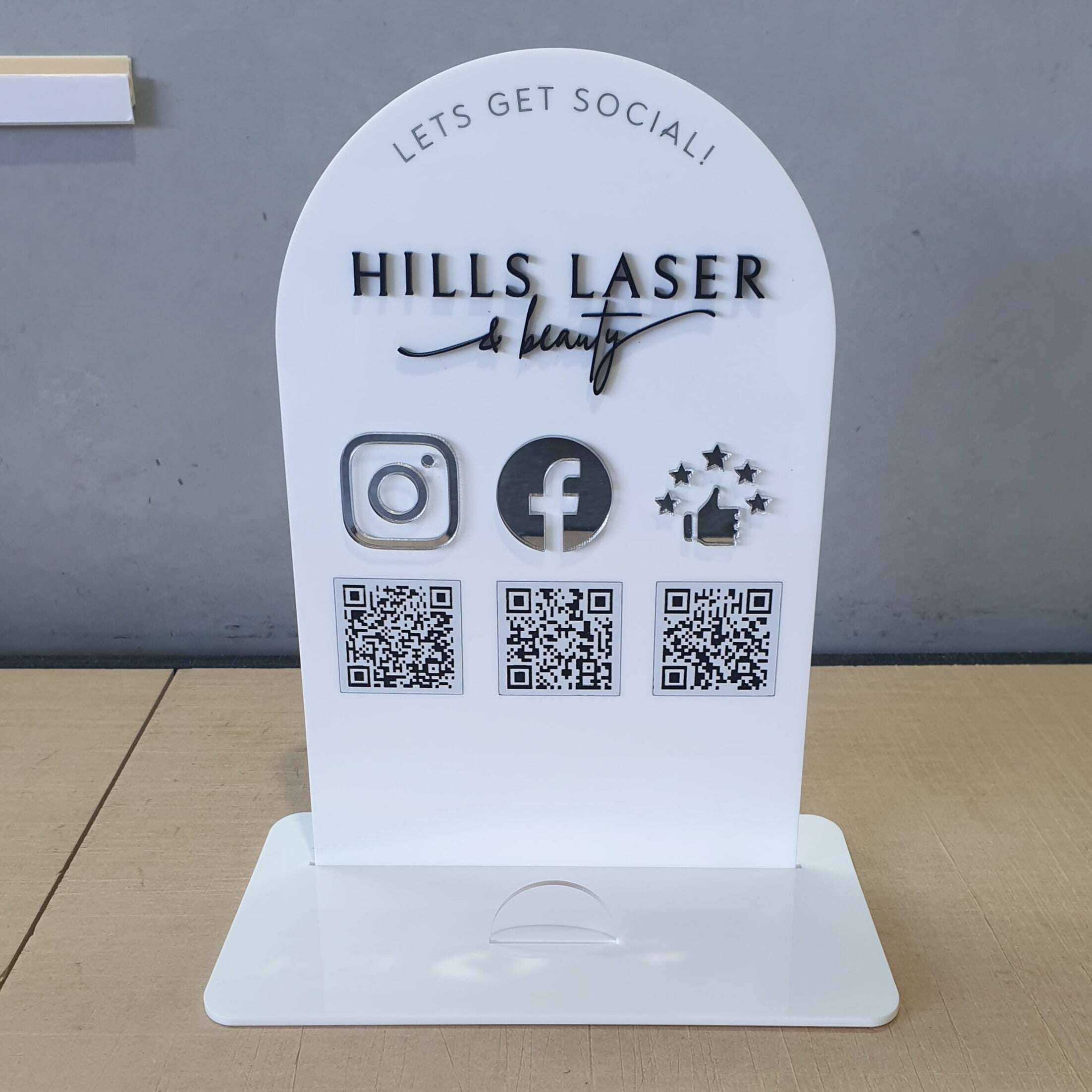 QR Code Arch Business Stand – photo 3