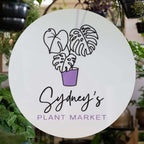 Round Business Signage